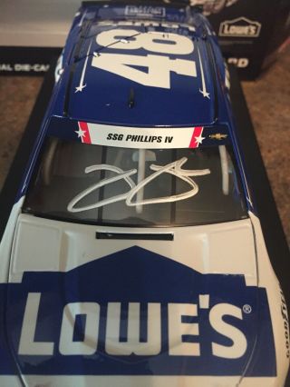 Jimmie Johnson Autographed Signed Lowe’s Power Of Pride 1/24 Car 2018