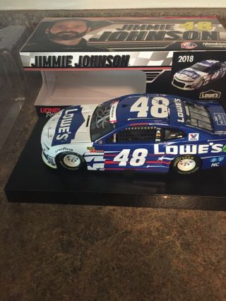 Jimmie Johnson AUTOGRAPHED SIGNED Lowe’s Power Of Pride 1/24 Car 2018 3