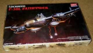 Academy 1/48 Scale Lockheed P - 38l Pathfinder Airplane Model Kit