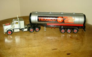Vintage Majorette Kenworth Texaco Fuel Tanker Semi Truck 8 " 1/87 France