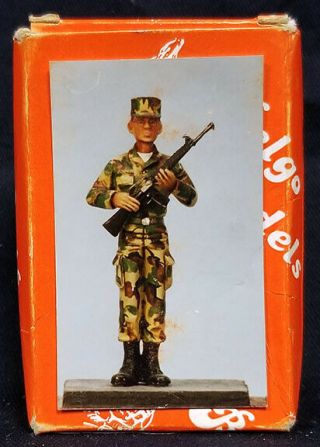 $9.  99 Nr Figure Blowout Belgo 179 1/35 Metal Usmc Private In Drill Position