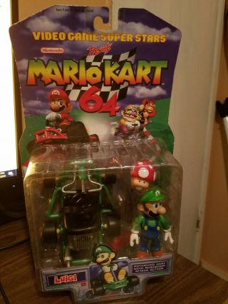 Toy Biz Grand Nintendo Video Game Superstars Mario Kart 64 Luigi