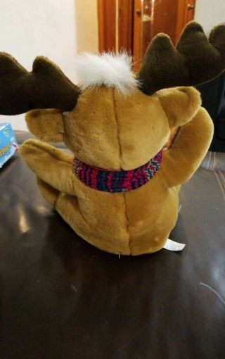 Dan Dee Animated Singing Moose Grandma Got Run Over Reindeer Christmas Plush 2