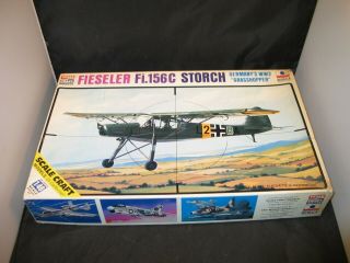 Esci Fieseler Fi.  156c Storch Grasshopper 1:48 Scale Open Box/bagged Mod Sc4019