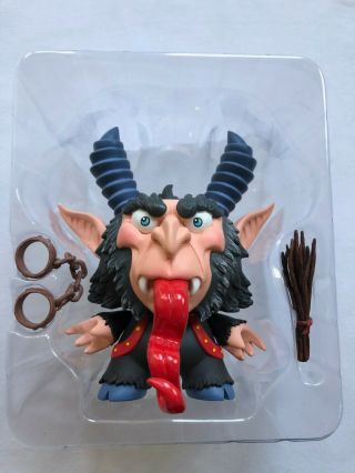 Kidrobot 5 " Dunny Limited Edition Krampus Figure By Scott Tolleson Toys