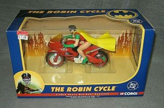 Corgi 2005 Batman Dc Comics The Robin Cycle 1:16 Scale Die Cast Vehicle