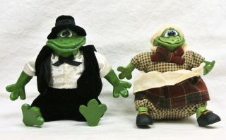 Russ Berrie & Kathleen Kelly Critter Factory Autumn E & Mr Pondhopper Frogs