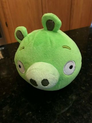 Angry Birds Green Pig Plush 5 " Stuffed Animal No Sound