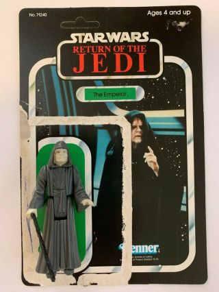 Vintage Kenner Star Wars Return Of The Jedi The Emperor 1985 Stick & Card Back