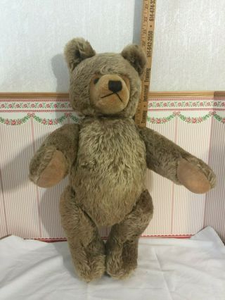 Vintage 21 " Steiff Teddy Bear Fully Jointed Button In Ear (st12)