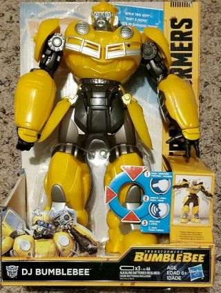 Transformers: Bumblebee Movie Toys,  Dj Bumblebee - Singing And Dancing