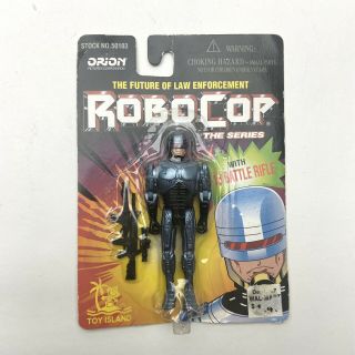 Toy Island Orion Robocop Figure With M - 16 Battle Rifle Rare Model 50103 1995