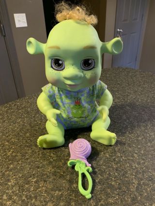 Shrek The Third Babble & Play Ogre Baby Doll (farkle 2007).  Talks & Moves
