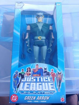 - 10 " Green Arrow Figure - Dc Justice League Unlimited - 2005 Mattel -