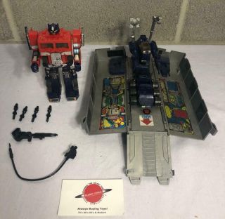 1984 Optimus Prime Complete G1 Transformers Autobot Leader
