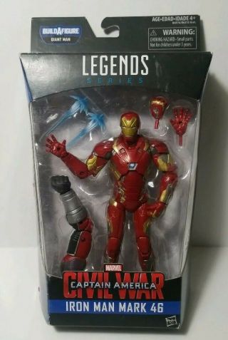 Marvel Legends Civil War Captain America: Iron Man Mark 46 Box