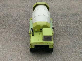 Tonka 1970’s Green Ready Mixer Cement Truck Pressed Steel 3