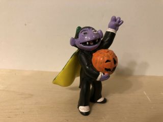 Vintage Muppets Applause The Count Pvc Sesame Street St Figure Cake Topper Toy