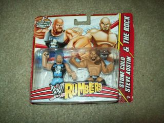 Wwe Rumblers Stone Cold Steve Austin & The Rock Wwf Nxt Pro Wrestling