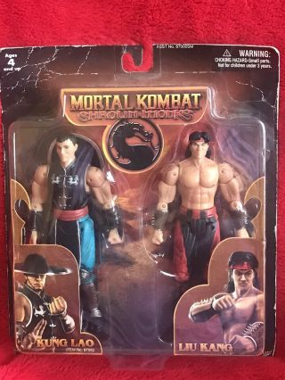 Mortal Kombat Shaolin Monks Kung Lao & Amp Liu Kang 6 " Figures.