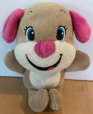 Fisher Price Plush Laugh And Learn Puppy Dog Little Sis Sister 6 " 2014 Lovey