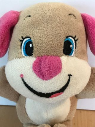 Fisher Price Plush Laugh and Learn Puppy Dog Little Sis Sister 6 