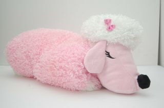 Pillow Pets Pink Poodle Plush Soft Stuffed Toy
