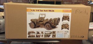 Dragon 1/6 Scale 12 " Us Wwii 1/4 Ton 4x4 75020 Parts Are