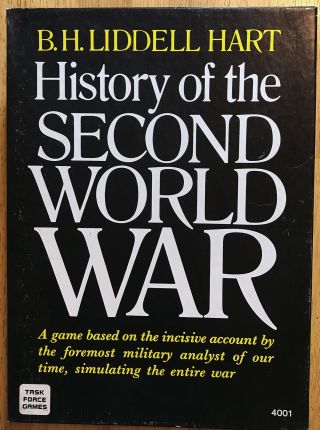 L.  Hart History Of The Second World War,  Task Force Games 4001,  Unpunched