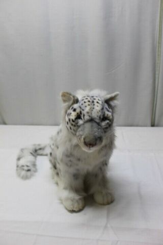 Hansa Snow Leopard Cub Cute Soft Stuffed Animal Plush Toy