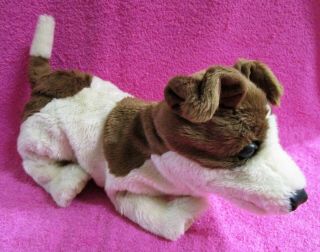Folkmanis Jack Russell Terrier Puppy Dog Puppet Plush 14 "