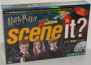 Harry Potter Scene It 2nd Edition Dvd Game - Open But Not - Complete
