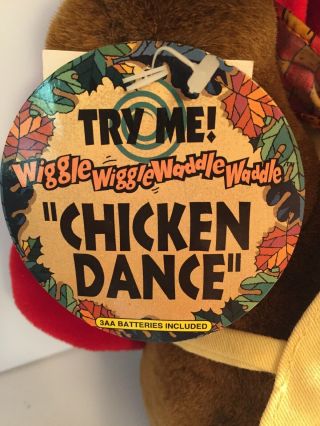 Thanksgiving Chicken Dance Turkey,  Plush Musical,  Animated,  Eat More Chicken 2