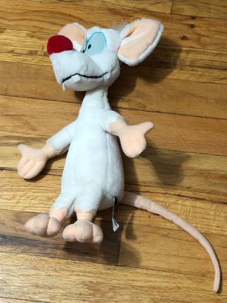 12 " Vintage 1996 Animaniacs Pinky And The Brain Plush Wbss Warner Bros.  Store