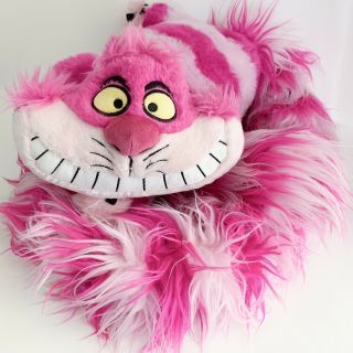 Disney Parks Cheshire Cat 54 " Stuffed Alice In Wonderland Long Tail Scarf Boa