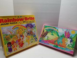 Vintage Rainbow Brite & My Little Pony Puzzles