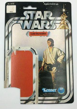 Kenner Star Wars Luke Skywalker Cardback - 12 Back A - Luke Farmboy