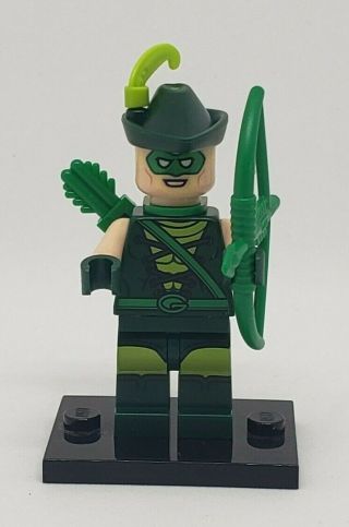 Authentic Lego Minifigure Green Arrow Dc Batman Movie Sh465 70919 Hero