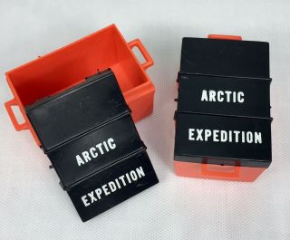 Vintage Gi Joe Search For The Abominable Snowman Arctic Expedition Crates 1970s