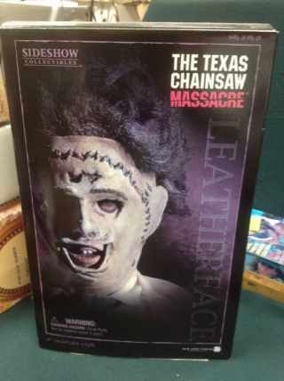 Leatherface 12 " Sideshow 1/6 Figure Texas Chainsaw Massacre 2003