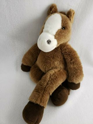 Build A Bear Horse Plush Toy Black Spots 18 " Good Stuffed Animal