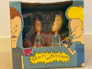 Beavis And Butthead Tv Talkers Figure 1996 Mtv On Couch Butt - Head