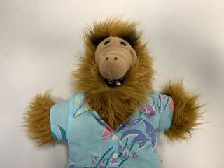 Vintage 1988 Alf Hand Puppet Burger King,  Hawaiian Shirt