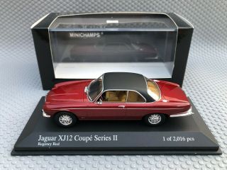 Minichamps Jaguar Xj12 Coupe Series 11 1975 Red Metallic 1/43 Scale 400 130461