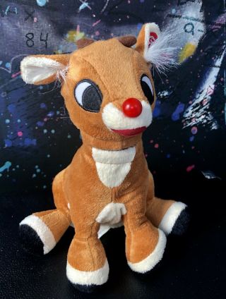 Gemmy Rudolph The Red Nosed Reindeer Talking Singing Animated Mouth Moves Light 2