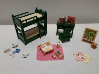 Calico Critters Sylvanian Families Vintage Green Kid 