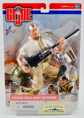 Vintage Gi Joe Hickam Field Army Defender Hasbro Toy Doll Figure Moc