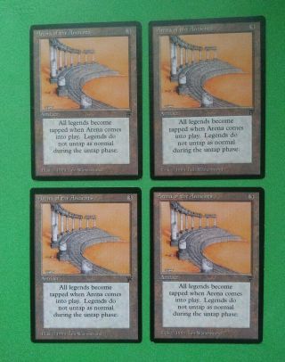 Magic The Gathering Mtg Arena Of The Ancient X4 Legends 1994 Lp/nm