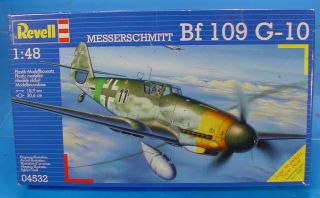 1/48 Scale Revell 04532 German Wwii Messeschmitt Bf 109 G - 10 Model Airplane Kit