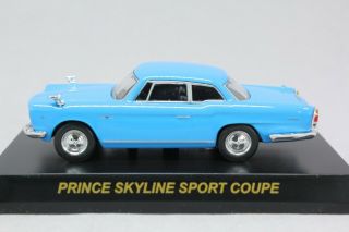 9203 Kyosho 1/64 Nissan Prince Skyline Sport Coupe Blue No - Box Tracking No.